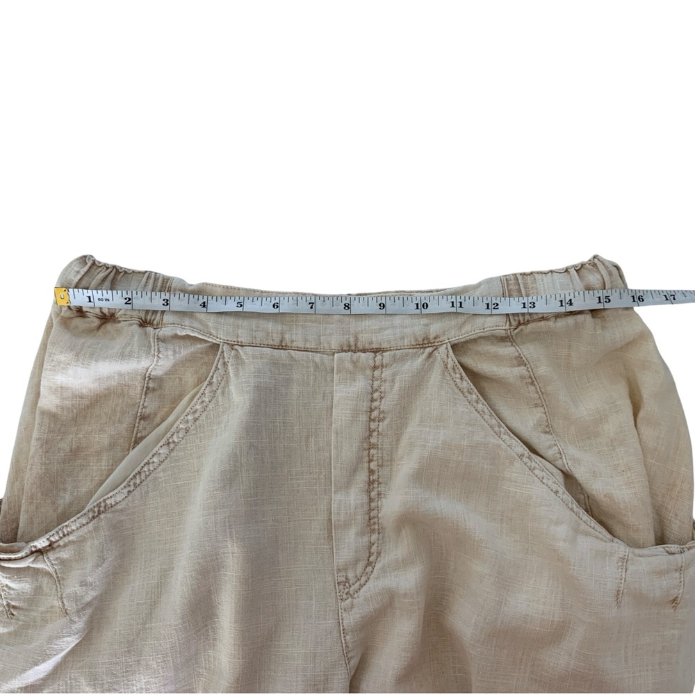 Free People High Road Barrel Linen Blend Pant Size L - Picture 7 of 7